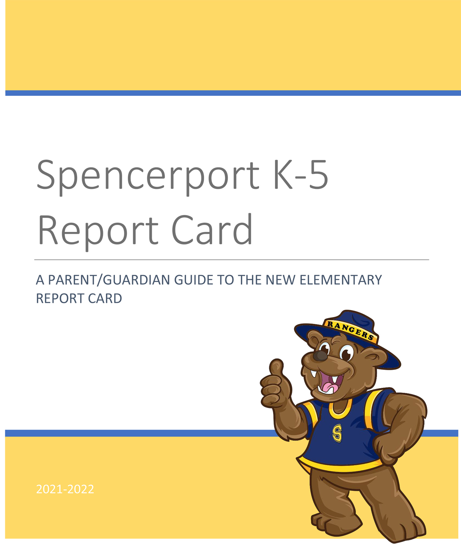 Guide for elementary report cards