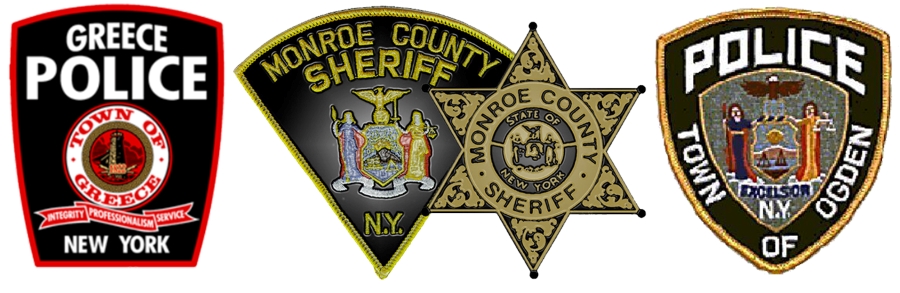 Greece, Monroe County, Ogden police logos