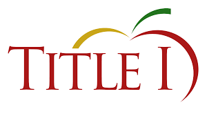 Outline of an apple surrounding the words "Title Ⅰ".