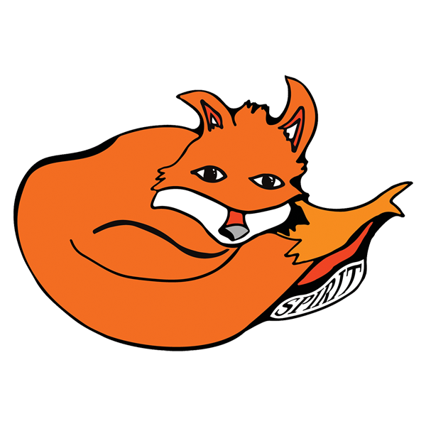 School mascot of a fox for SES.