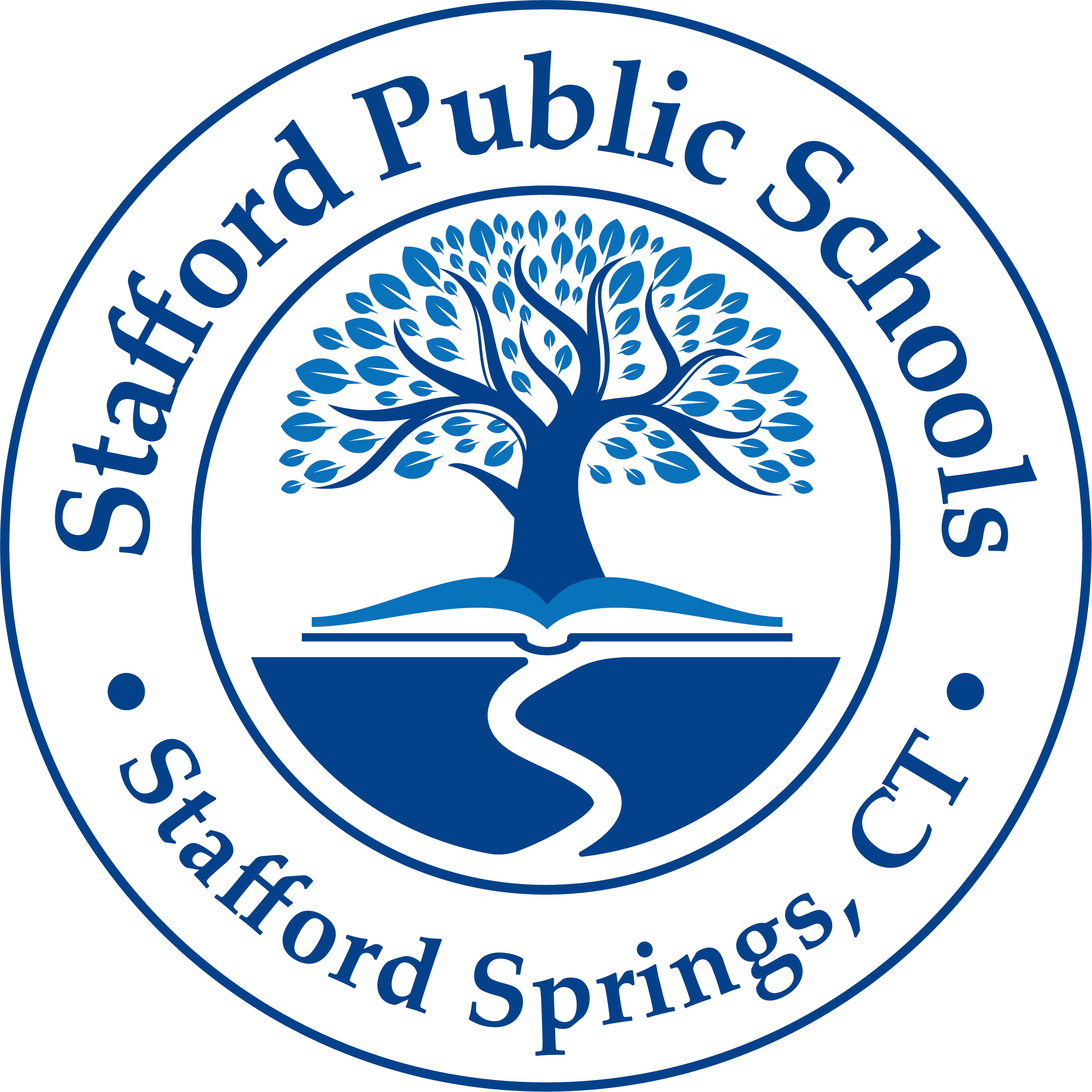 Logo for Stafford Public Schools District.
