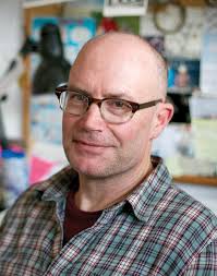 Portrait of author Lincoln Pierce.