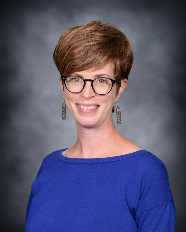 Portrait of Assistant Principal Katy Desrosiers.
