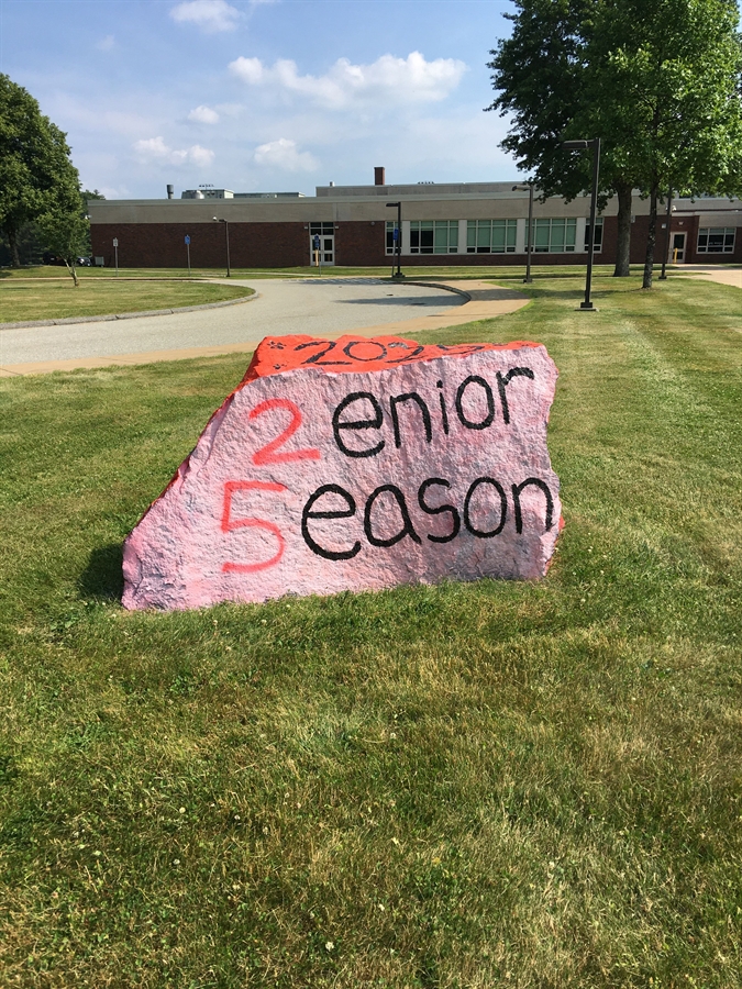 Rock Painted 2enior 5eason