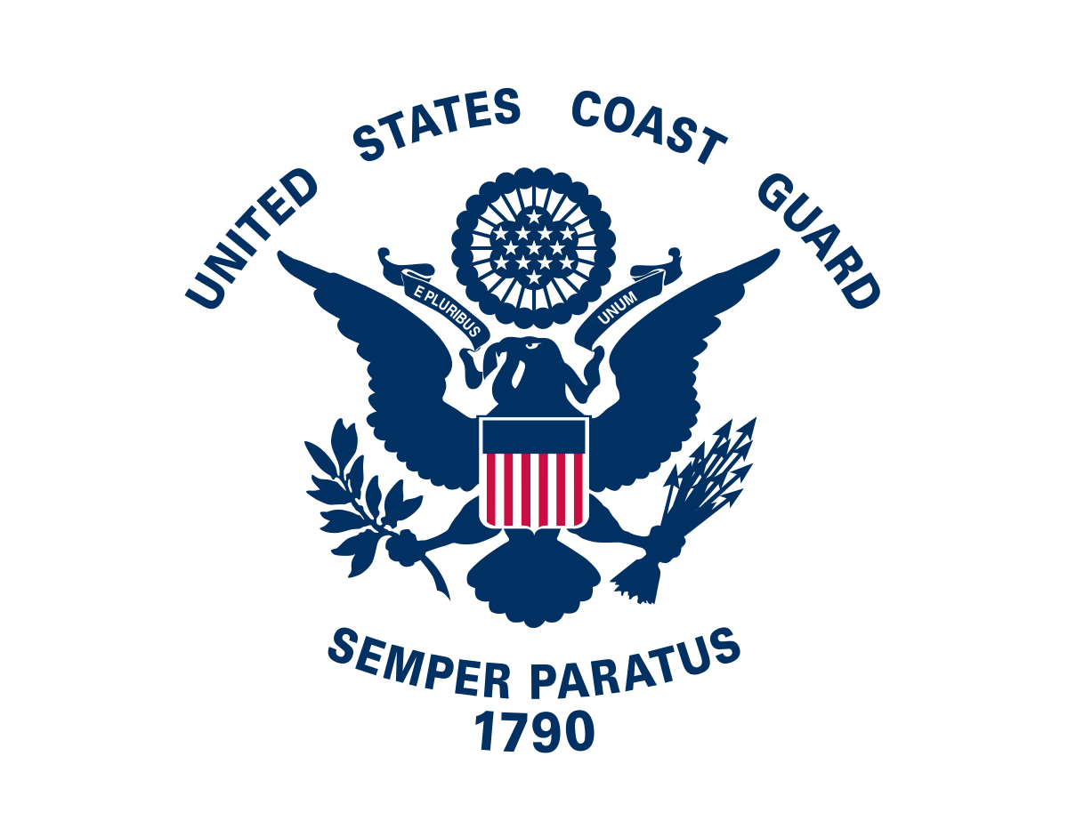 Emblem for the U.S. Coast Guard.