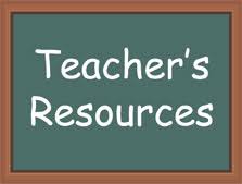 Chalkboard stating Teacher Resources