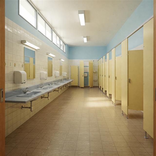  School Bathroom