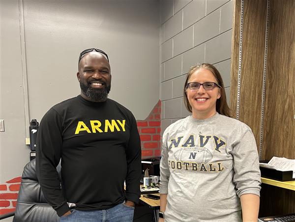 Mr. Neal and Mrs. Alisandrelli- AVID Teachers