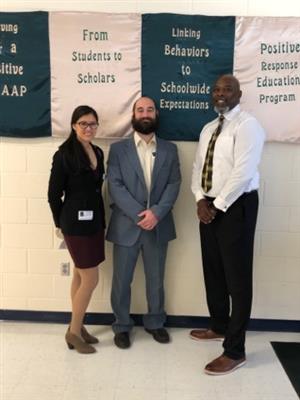 Principal Presley and two Directors of the Florida Department of Education Vocational Rehabilitation office 