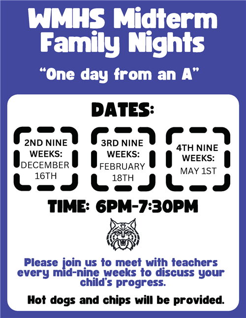 WMHS Midterm Family Nights