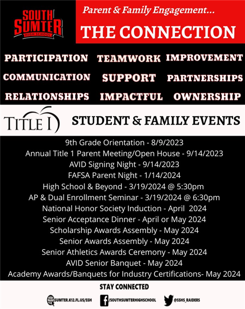 Parent and Family Engagement Flyer