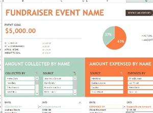 Fundraiser budget example Fundraiser budget example