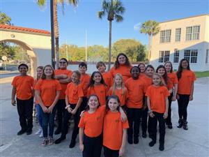 whole crew of Sumter student-musicians 