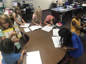 Students sharing in Science 