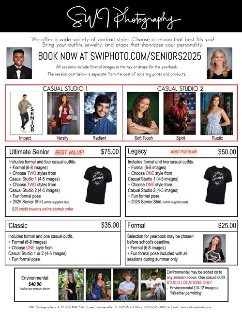 Photo Session Information