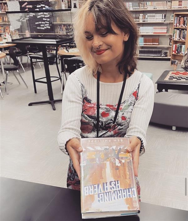 Student Checking book out