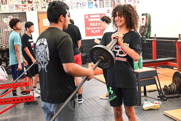 Soccer players conditioning