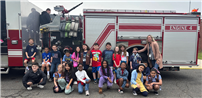 Students in front of fire truck thumbnail266349
