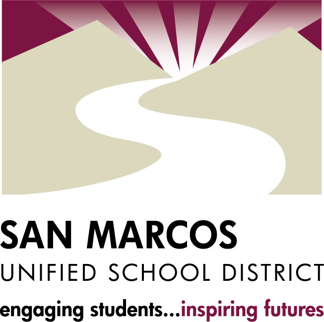 District Logo, San Marcos Unified School District - Engaging students... inspiring futures.
