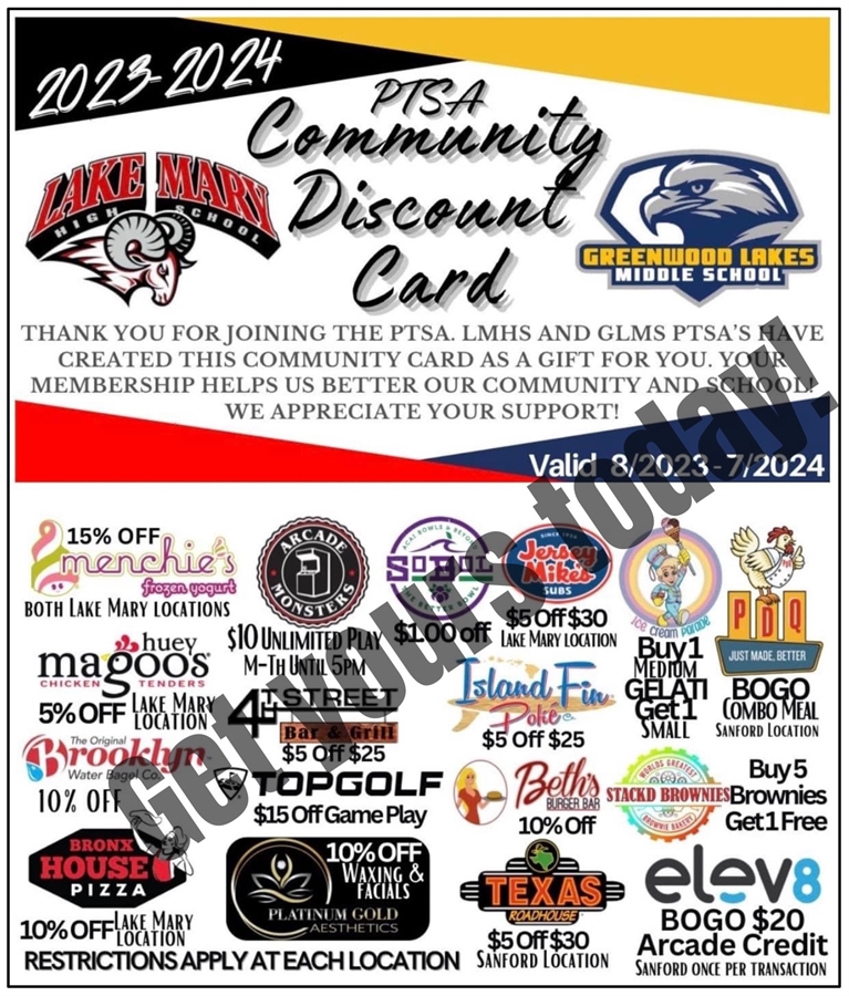ptsa community discount card