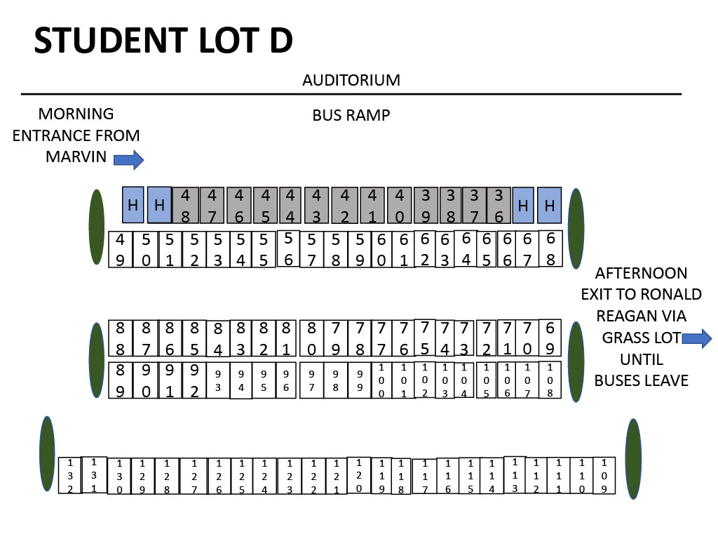 Student Parking Lot D