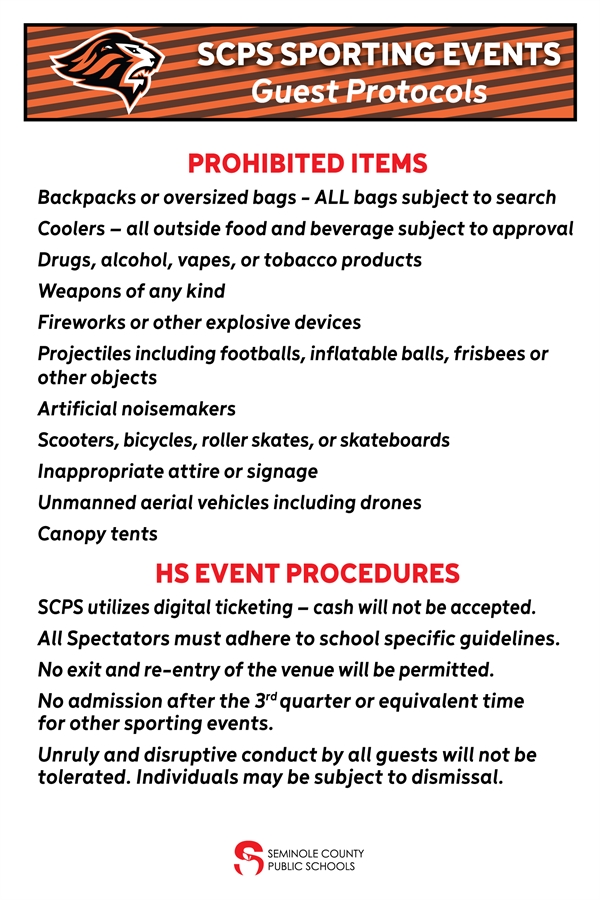 SCPS Prohibited Items SCPS Prohibited Items