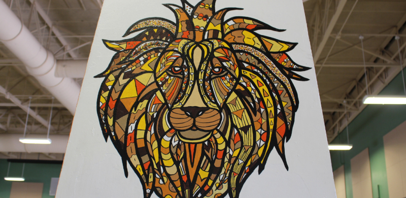 Lion Mural