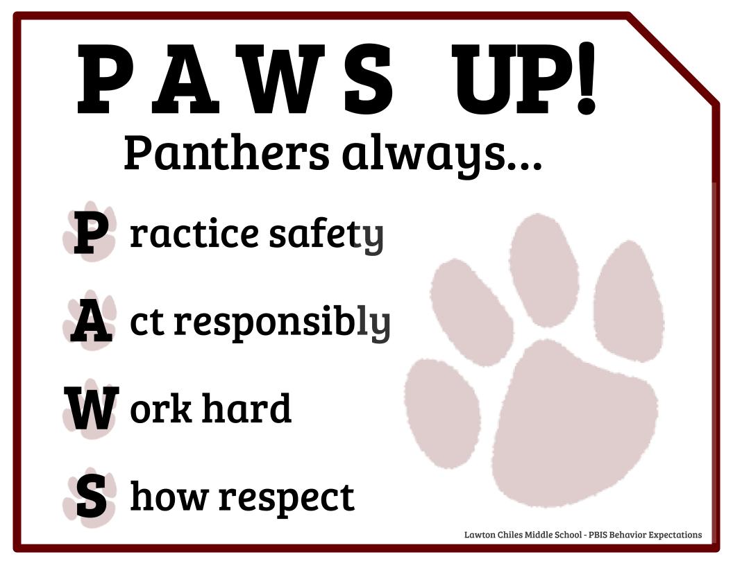 PAWS Expectations PAWS Expectations