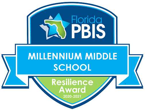 Florida PBIS Resilience Award for Millennium Middle School