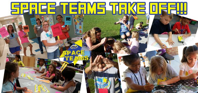 Space teams take off