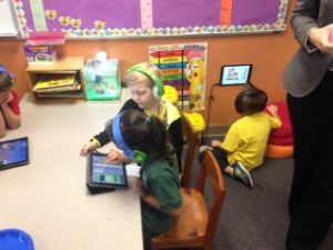 Students Using Tablets