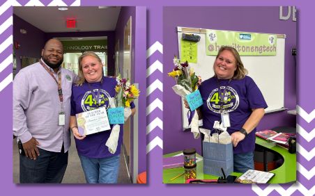 Congratulations to Hamilton's Teacher of the Year, Ms. Jennifer Petitt!