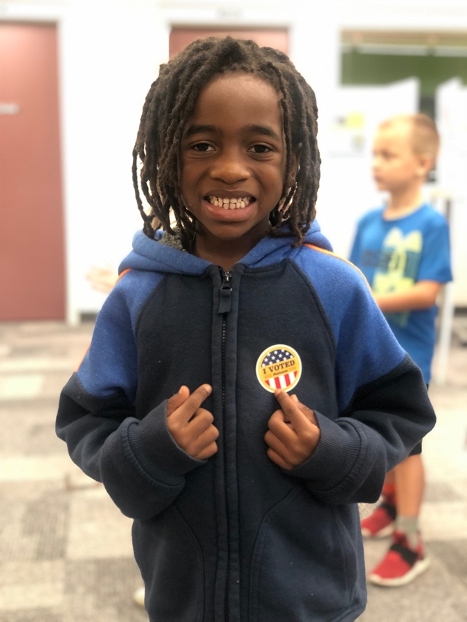 Image of a citizen who voted