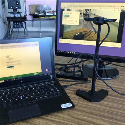 Using the New Jabra camera 