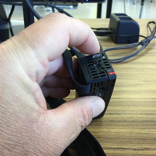 Turning on teacher mic 