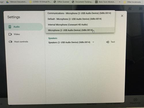 Microphone Activation Google Meet