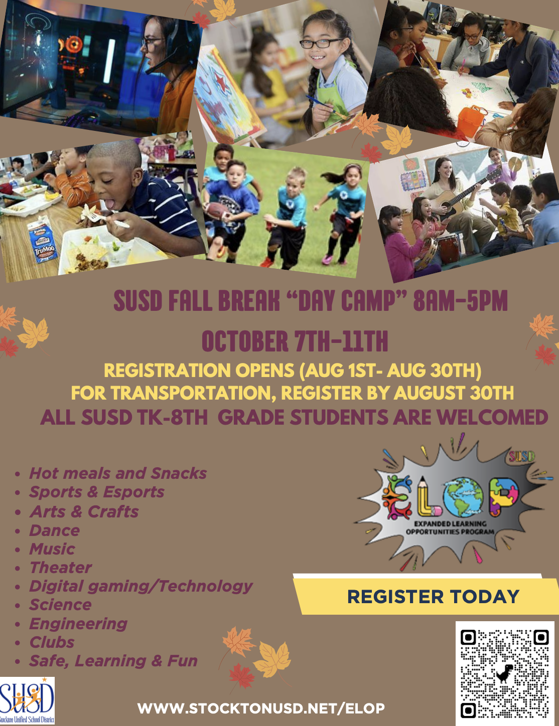 Fall Break Day Camp