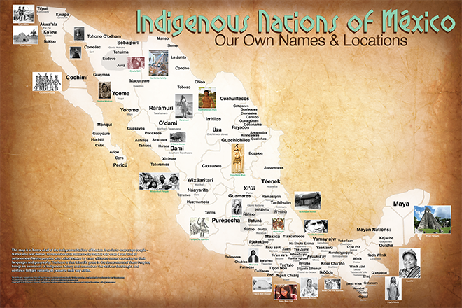 Clickable PDF map o of the Tribal Nations of Mexico Clickable PDF map o of the Tribal Nations of Mexico