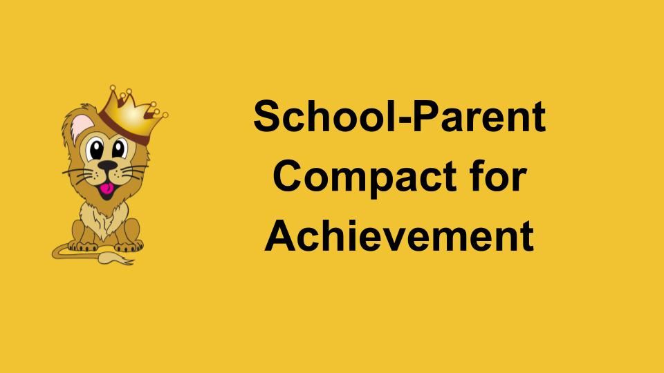  School-Parent Compact for Achievement