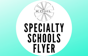  Specialty School Flyer