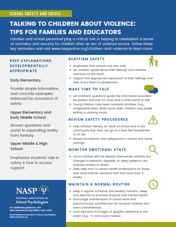 School safety and crisis
