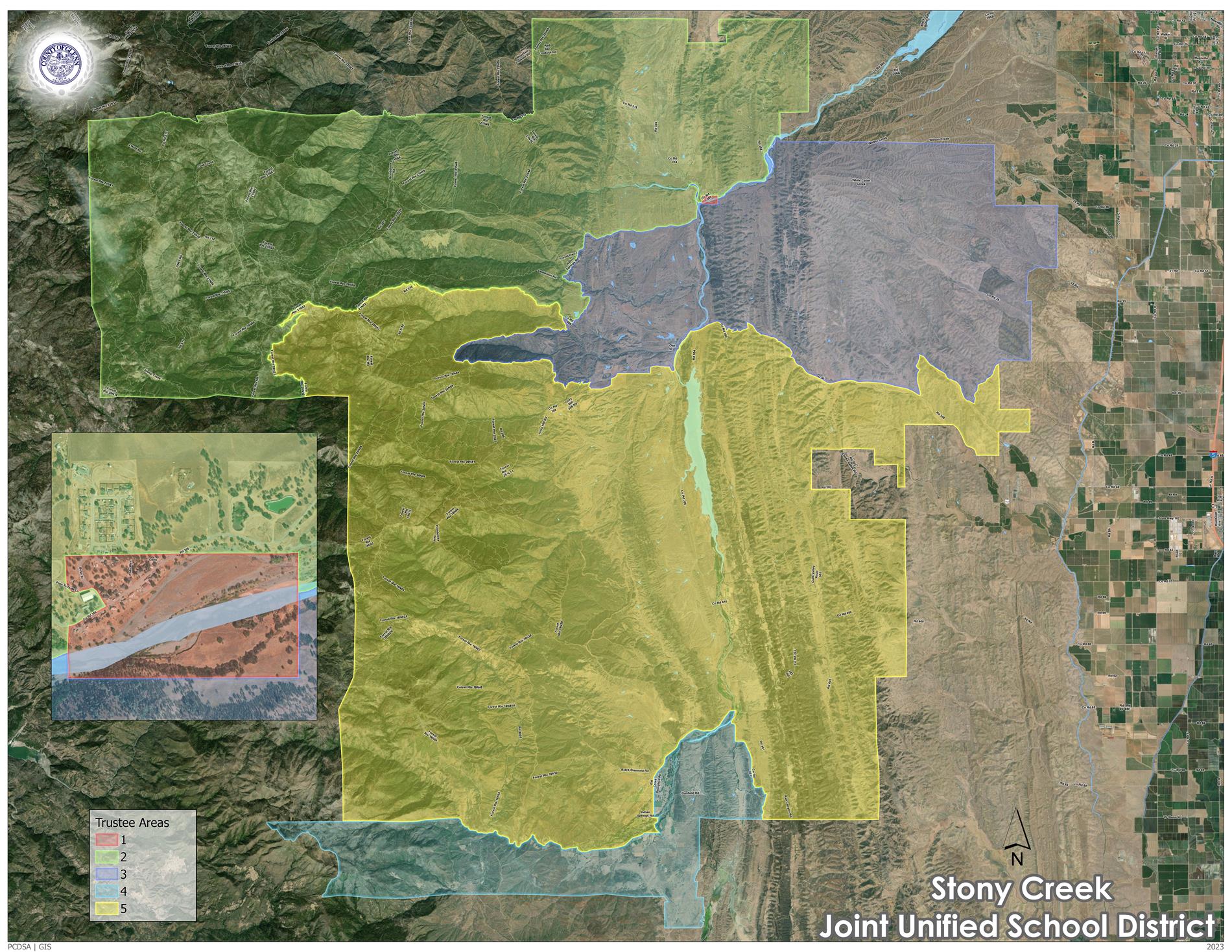 Stony Creek Joint Unified School District School Board Trustee Area Map Stony Creek Joint Unified School District School Board Trustee Area Map