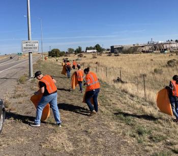 Taylor’s Crossing Students Participate in Highway Community Cleanup Project
