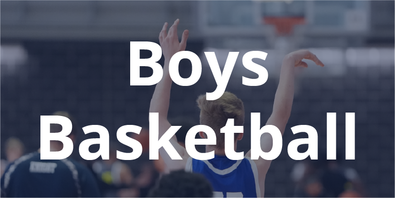 Boy basketball player shooting a free throw