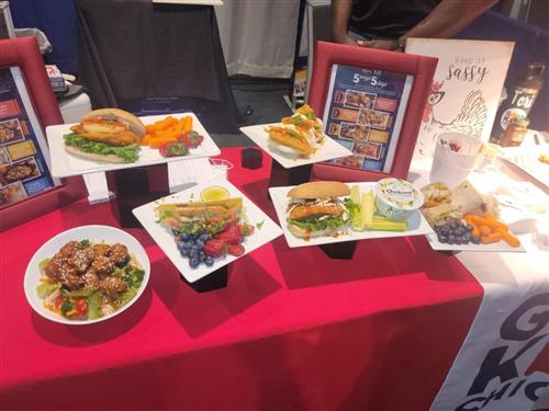 Food Display Sample