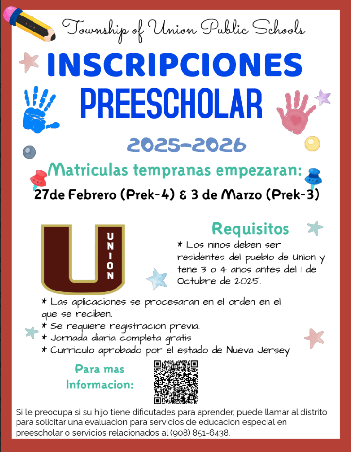 preschool flyer spanish