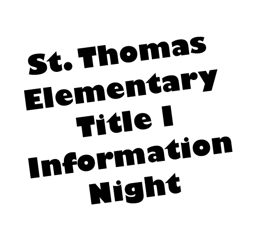 Title 1 Information Night