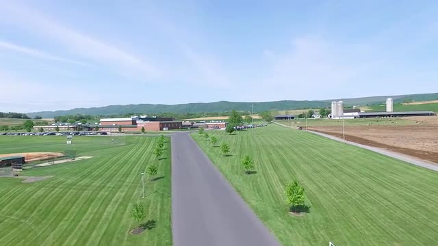 Drone footage of JBHS