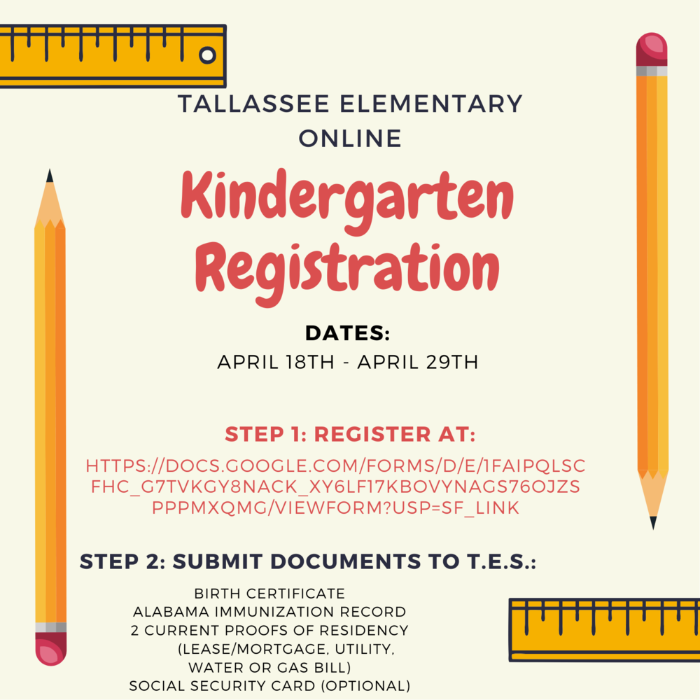 Kindergarten Registration