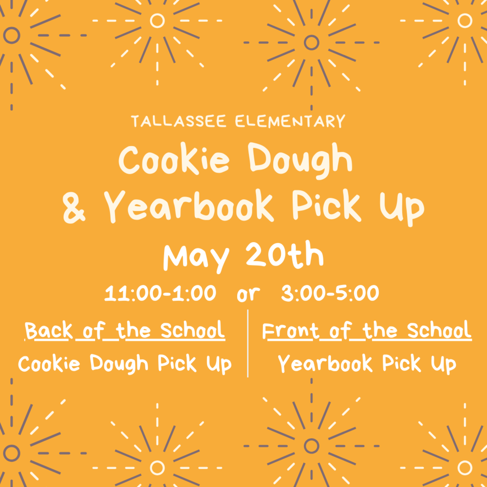 Yearbook & Cookie Dough Pick Up
